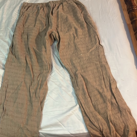 Click by color me cotton size large Brown 100% linen - Picture 2 of 2